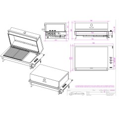 Barbecue a Gas FGB 750 FO da incasso