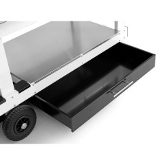 Barbecue a Gas 4 Fuochi Fry Top 750 con Carrello Master Grill