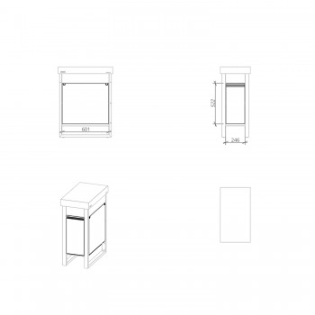 Carenatura per Modulo Cucina Lares Neutro 385