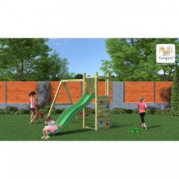 Gioco in Legno da Giardino Funny 3 Double Swing