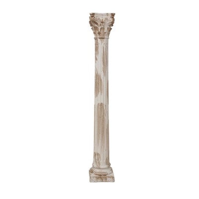 Colonna Rigata in Gesso 30 cm 11938