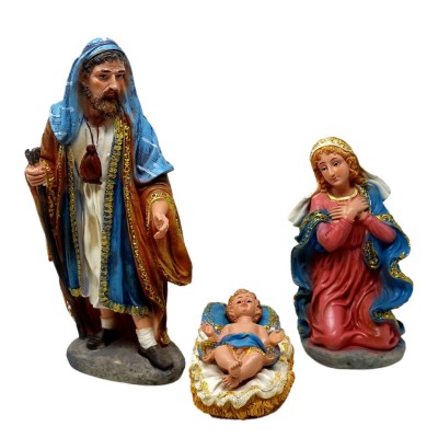 Natività Oro in Resina per Presepe 6 Pz 30 cm C3211