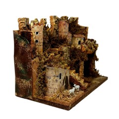 Paesaggio con Luci per Presepe 33x18x24 cm 87498