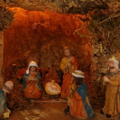 Paesaggio con Luci per Presepe 33x18x24 cm 87498