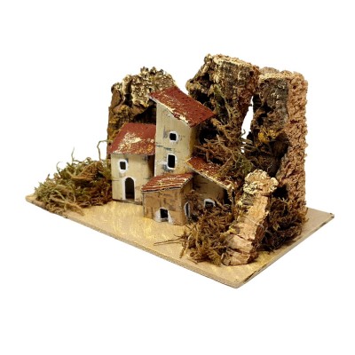 Casetta in Miniatura 15x10 cm per Presepe 12035A