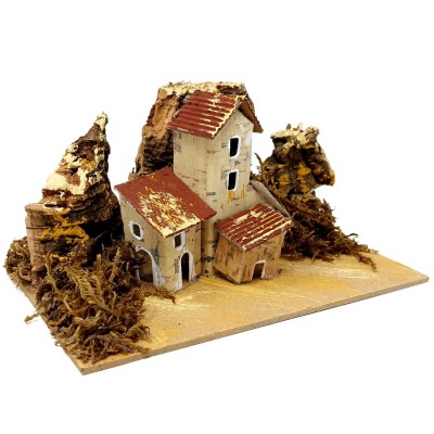 Casetta in Miniatura 15x10 cm per Presepe 12035B