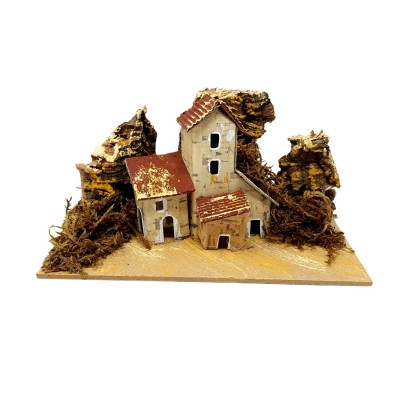 Casetta in Miniatura 15x10 cm per Presepe 12035B