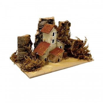 Casetta in Miniatura 15x10 cm per Presepe 12035D