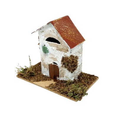 Gruppo 6 Casette cm 10x6x7 per Presepe 11992