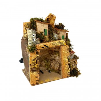 Casolare per Presepe con Luci 20x14x26 cm 87433