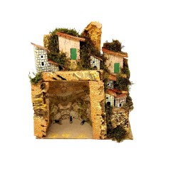 Casolare per Presepe con Luci 20x14x26 cm 87433