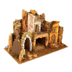 Paesaggio per Presepe con Luci 76x40x52 cm 87508