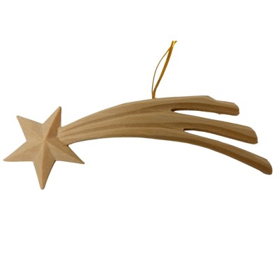 Stella Cometa in Legno per Presepe 16x5 cm 950M