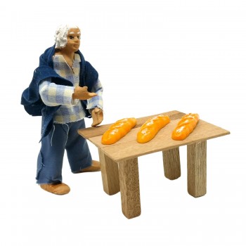 Set 3 Filoni di Pane in Miniatura per Presepe 12063