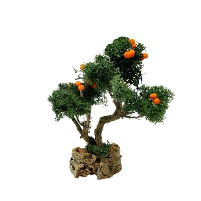 Albero di Arance Miniatura per Presepe H 18 cm