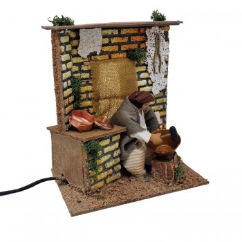 Pastore per Presepe in Movimento 14 cm x 9 cm Lo Stagnino