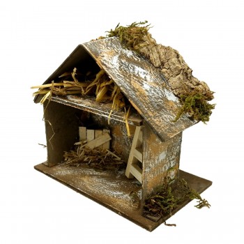 Capanna Vuota per Presepe 15x10x15 cm 80501