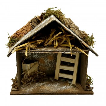 Capanna Vuota per Presepe 15x10x15 cm 80501