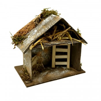 Capanna Vuota per Presepe 15x10x15 cm 80501