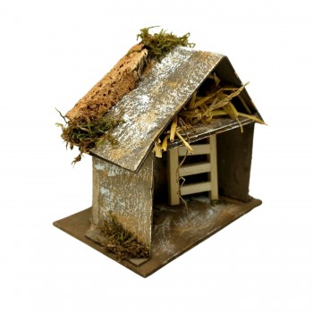 Capanna Vuota per Presepe 15x10x15 cm 80501