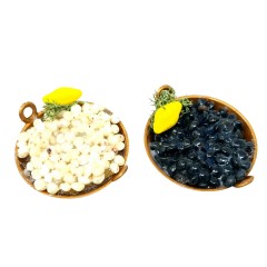 Set 2 Pentole Rame con Cozze e Vongole per Presepe 79269