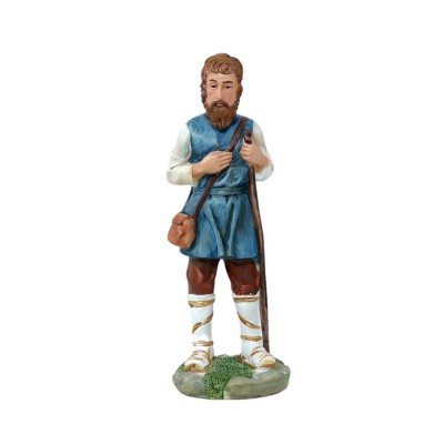 Figura in Resina Statua per Presepe Il Viandante 30 cm