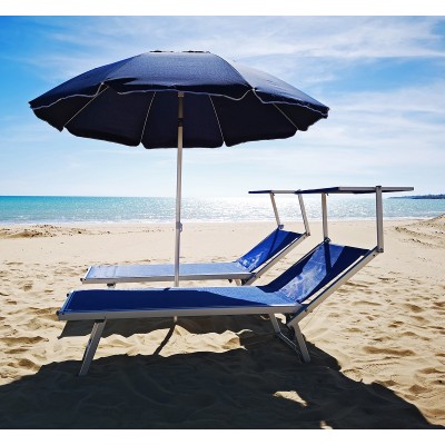 Mini ombrellone da spiaggia pieghevole blu - Spiaggia - Kerama