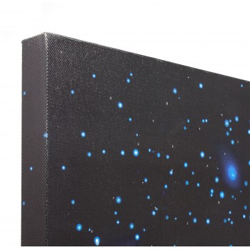 Cielo Stellato con Montagne Luminoso Pannello 60x40 cm con Fibra Ottica LED - 10758