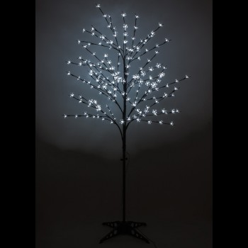 Albero Luminoso - Ciliegio in fiore luminoso da esterno - Altezza 3 mt -  1592 Led - Bianco Caldo