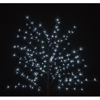 Albero Luminoso Fiori di Ciliegio 180 cm 208 LED Bianco Freddo - IVOSTORE