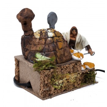 Pastore per Presepe in Movimento 14 cm x 9 cm La Fornaia 79025