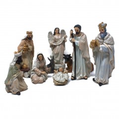 Natività Presepe Bianca 14 cm