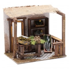 Bottega Scena per Presepe La Pescheria 20x14 cm 10737P