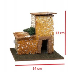 Casa in Sughero 14x14 cm per Presepe 5111B