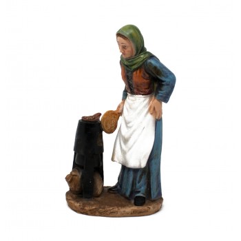 Pastori in Resina 20 cm per Presepe 12 Figure Assortite 79165