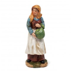 Pastori in Resina 20 cm per Presepe 12 Figure Assortite 79165