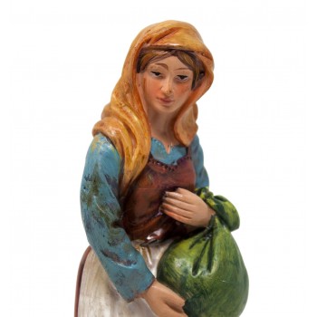 Pastori in Resina 20 cm per Presepe 12 Figure Assortite 79165