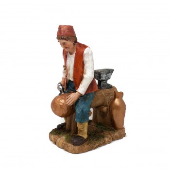 Pastori in Resina 20 cm per Presepe 12 Figure Assortite 79165