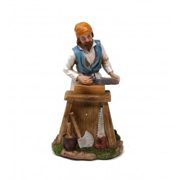 Pastori in Resina 20 cm per Presepe 12 Figure Assortite 79165