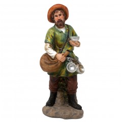 Pastori in Resina 20 cm per Presepe 12 Figure Assortite 79165