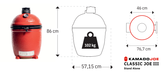 Serie 3 Stand Alone Kamado Joe